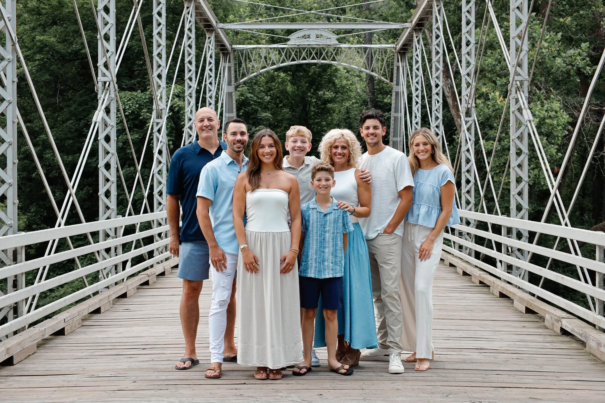 The Lowis family: Terrence, Maria, Sara, Brent, Meghan, Matthew, Samuel, and Theo.